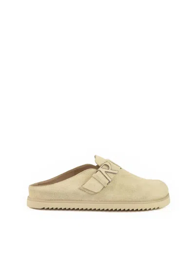 Represent Beige Suede Mule In Neutral