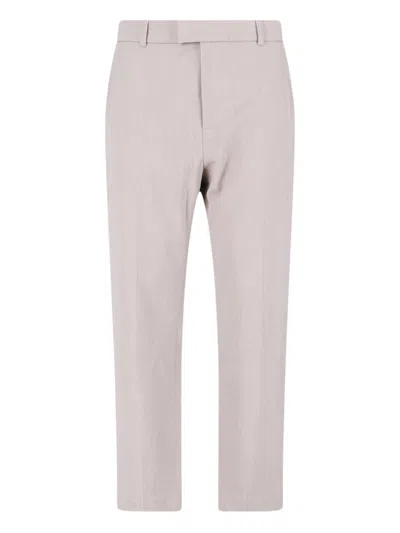 REPRESENT REPRESENT BEIGE TAILORED PANTS WITH MEDIUM WAIST