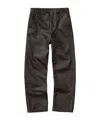 Represent Belt Loop Casual Pants In Black