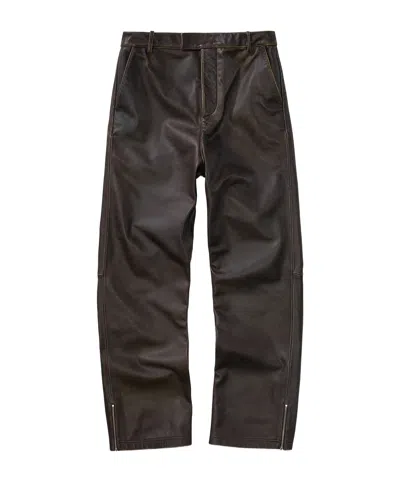 Represent Belt Loop Casual Pants In Black