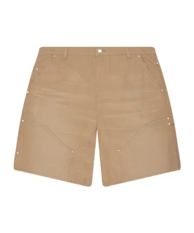 Represent Belt Loop Shorts In Brown