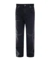Represent Belt Ring Denim Trousers In Black