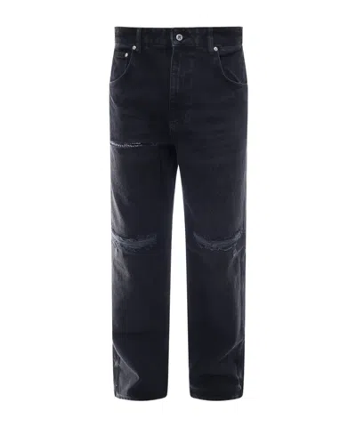 Represent Belt Ring Denim Trousers In Black