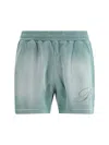 Represent Owners Club Script Mesh Shorts In Green