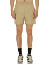 Represent Bermuda With Logo In Brown