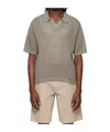 Represent Beverly Short-sleeved Knit Polo Shirt In Brown
