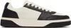 REPRESENT BLACK & OFF-WHITE INITIAL SNEAKERS