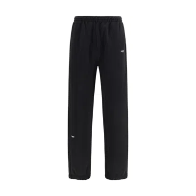 Represent Black Cotton Athletic Pants