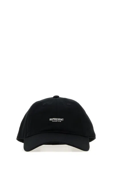 Represent Black Cotton Baseball Cap