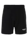 Represent Black Cotton Bermuda Shorts In Black