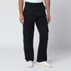 Represent Black Cotton Cargo Trousers In Black