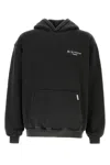 Represent Oversized Hooded Sweatshirt Kangaroo Pocket In Black