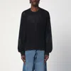 Represent Black Cotton Sweater In Black