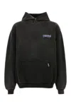 Represent Hooded Sweatshirt With Graphic Print And Pocket In Black