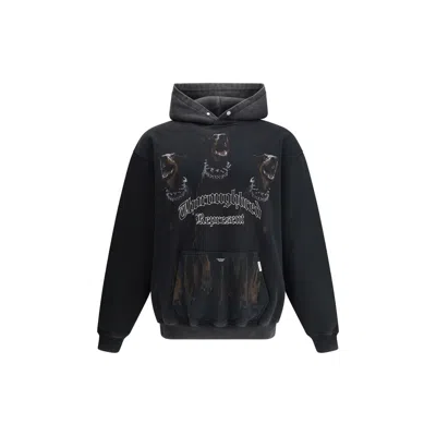 REPRESENT BLACK COTTON SWEATSHIRT