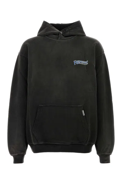 Represent Black Cotton Sweatshirt In Gray