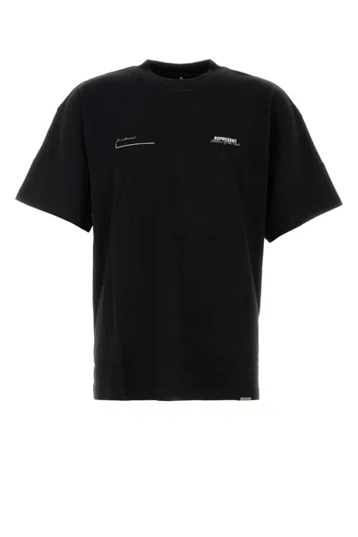 Represent Black Cotton T-shirt