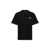 Represent Black Crewneck T-shirt With With Front And Back Owners Club Print In Cotton Man In Black