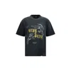 Represent Black Cotton T-shirt In Black