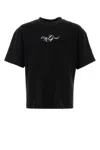Represent Black Crew Neck T-shirt In Black