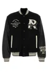 Represent Owners Club Varsity Jacket In Black