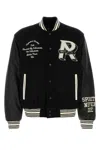 Represent Owners Club Varsity Jacket In Black