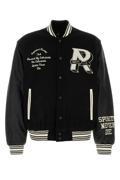 REPRESENT BLACK FELT REPRESENT OWNERS CLUB BOMBER JACKET