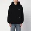 Represent Black Hoodie With Logo Lettering Detail On The Front And Maxi Logo Print On The Rear In Cotton Man In Black