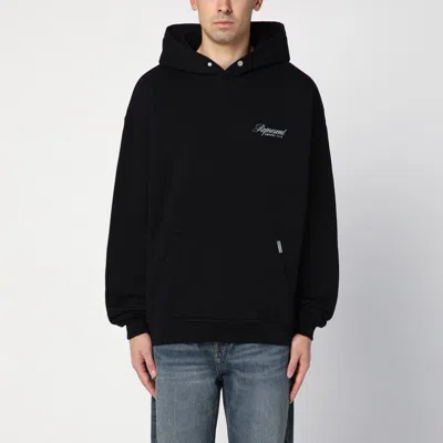 REPRESENT REPRESENT BLACK HOODIE WITH LOGO