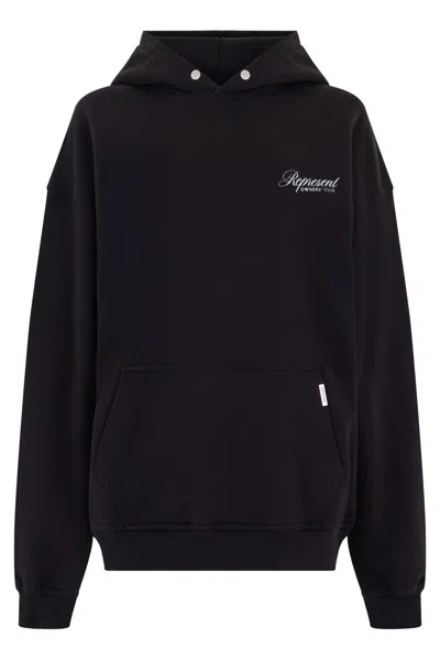 Represent Black Hoodie With Print