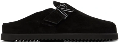 Represent Black Initial Mules In Black