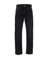 Represent Black Logo Jeans Pants In Black