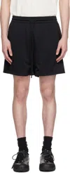 Represent Black Mesh Shorts In Jet Black