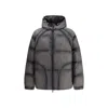 Represent Black Nylon Full-length Jacket In Gray