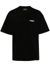 Represent Owners Club Logo Printed Crewneck T-shirt In Black