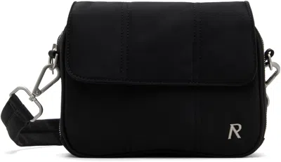 Represent Black Quilted Crossbody Bag In Jet Black
