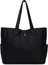 Represent Black Quilted Tote In Jet Black