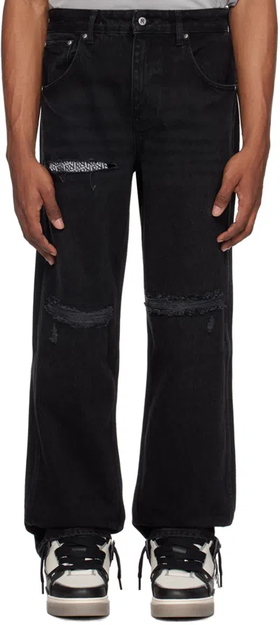 Represent Black R3d Destroyer Jeans