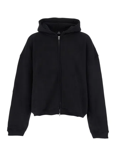 REPRESENT BLACK SOLID HOOD SWEATSHIRTS