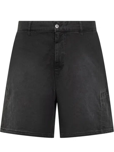 Represent Black Solid Shorts