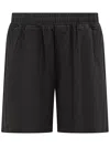 Represent Short Pants With Knitted Panel In Black