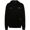 Represent Patron Of The Club Logo Hooded Cotton Sweatshirt In Black