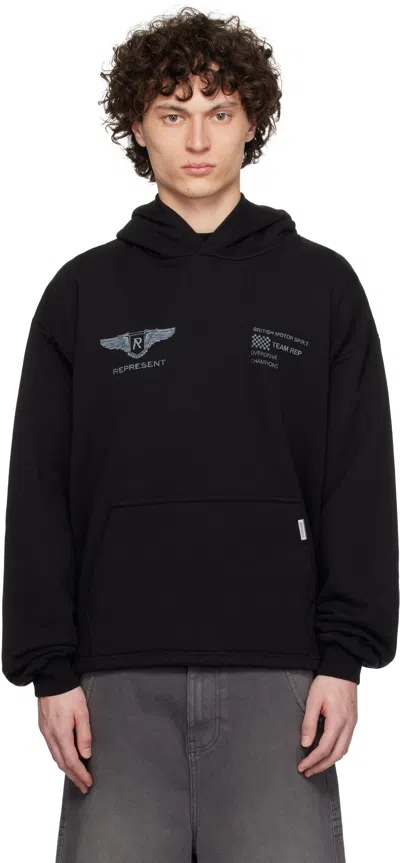 Represent Black 'team Rep' Hoodie