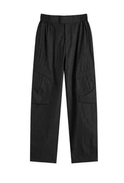 Represent Black Tech Cargo Pant With Utility Pockets In Blue