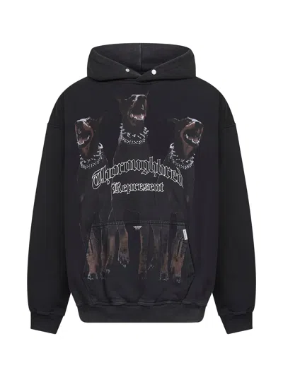 REPRESENT BLACK THOROUGHBRED HOODIE