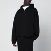 Represent Black Zip-up Hoodie In Black