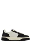 Represent Initial Leather Low-top Sneakers In Black