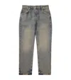 Represent Bleached Straight Jeans In Gray