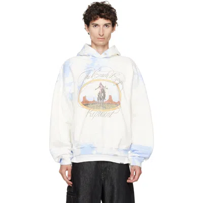 Represent Blue & White 'the Beach Boys' Hoodie