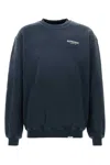 Represent Owners Club Cotton Sweatshirt With Frontal Logo Print In Blue